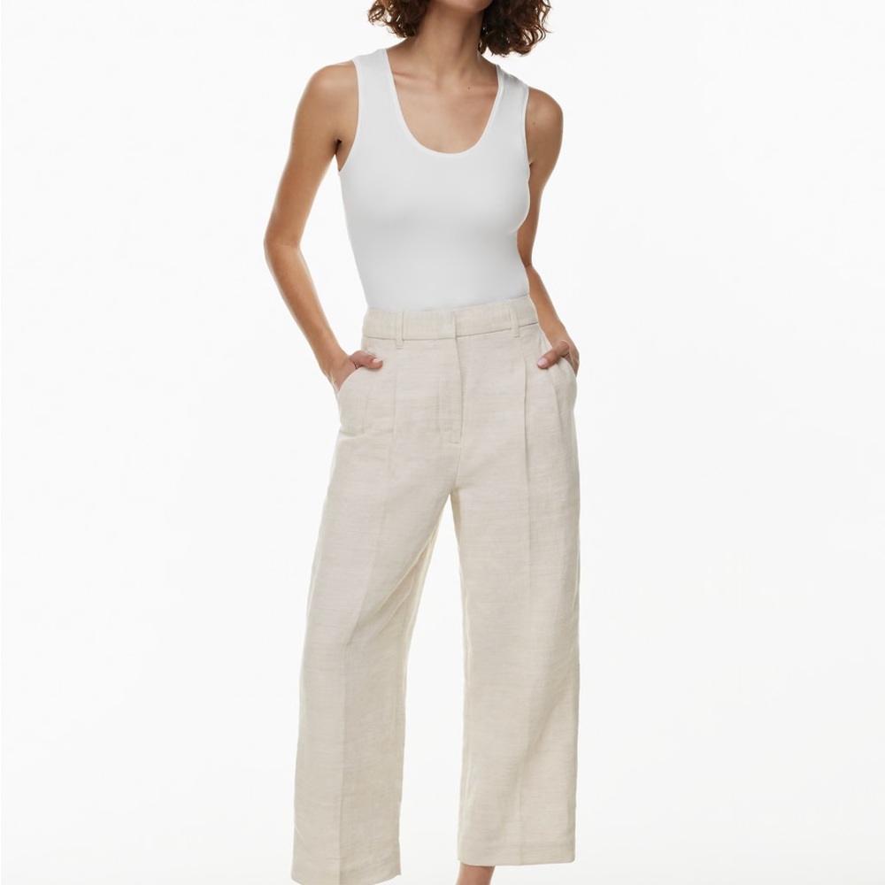 Wilfred Effortless linen cropped